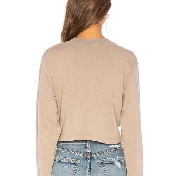 Cotton Citizen Tokyo Crop Shirt - Aqua Blue sz S - Picture 6 of 10